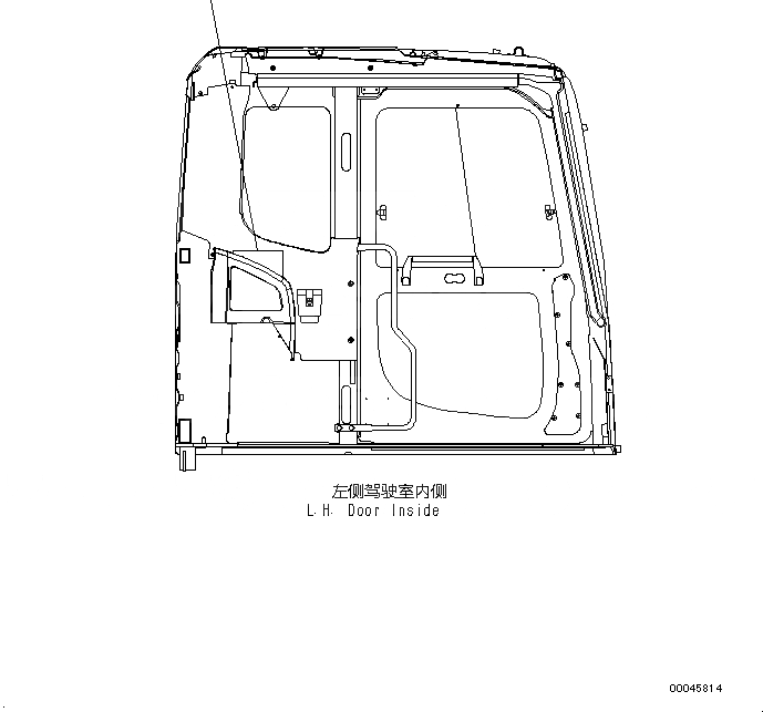 Схема запчастей Komatsu PC200-8M0 - СМАЗКА CHART( ЧАС. СИСТ. СМАЗКИ ТИП) U [МАРКИРОВКА]