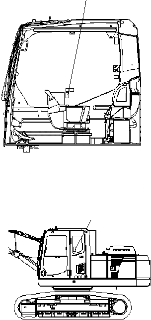 Схема запчастей Komatsu PC200-8M0 - ГРУЗОПОДЪЕМНОСТЬ ТАБЛИЧКИ(PCLC-8M) U [МАРКИРОВКА]