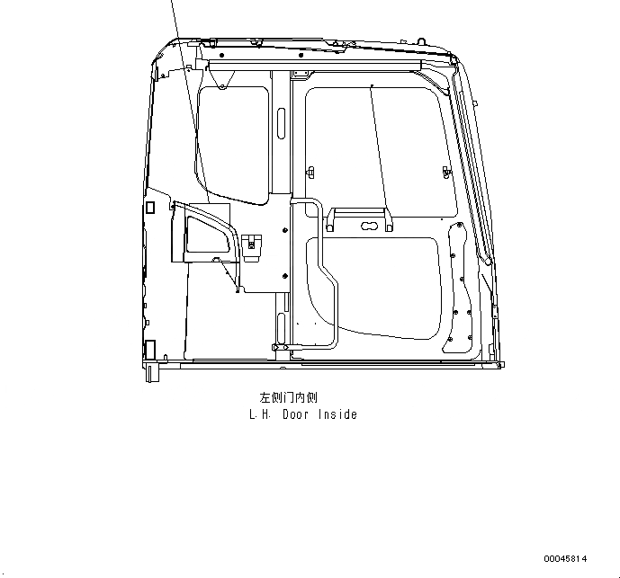 Схема запчастей Komatsu PC220-8M0 - СМАЗКА CHART ( ЧАС. СИСТ. СМАЗКИ ТИП) U [МАРКИРОВКА]