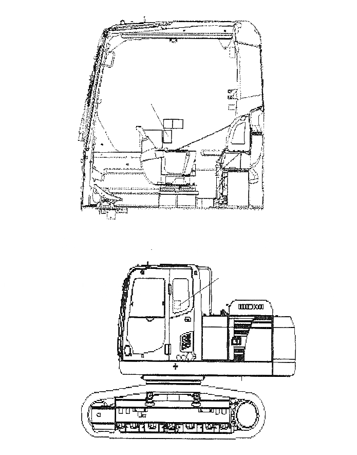 Схема запчастей Komatsu PC220-8M0 - ГРУЗОПОДЪЕМНОСТЬ ТАБЛИЧКИЈЁPC-8MOЈ© U [МАРКИРОВКА]