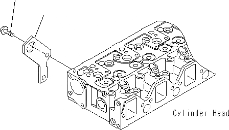 Схема запчастей Komatsu PC130F-7 - КРЫШКА ГОЛОВКИ A