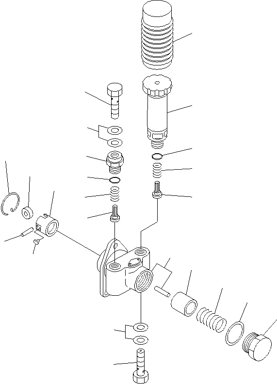 Схема запчастей Komatsu PC130F-7 - ТОПЛ. НАСОС (ПОДКАЧИВАЮЩ. НАСОС) (ВНУТР. ЧАСТИ) A