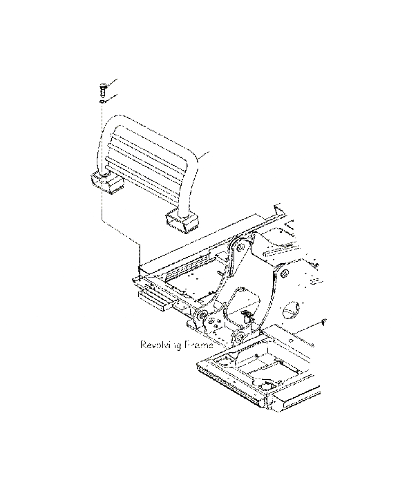 Схема запчастей Komatsu PC130F-7 - КОРПУС ЧАСТИ КОРПУСА M