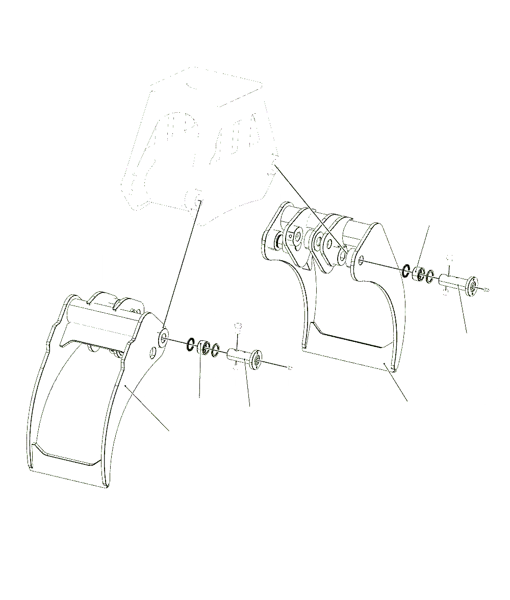 Схема запчастей Komatsu PC130F-7 - CLAW (RLG) T