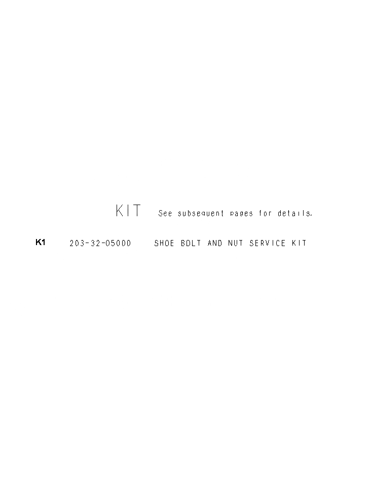 Схема запчастей Komatsu PC130F-7 - КОМПЛЕКТЫ БАШМАЧНЫХ БОЛТОВ И ГАЕК Y