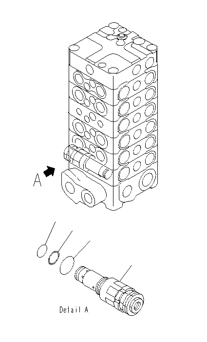 Схема запчастей Komatsu PC130F-7 - ОСНОВН. КЛАПАН (-КЛАПАН) (/) (С ПРЕДОТВРАЩЕНИЕМ СМЕЩЕНИЯ) Y