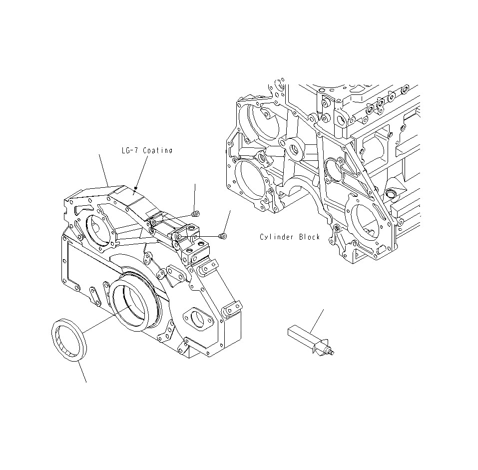 Схема запчастей Komatsu PC400LCSE-8R - ПЕРЕДН. COVER A