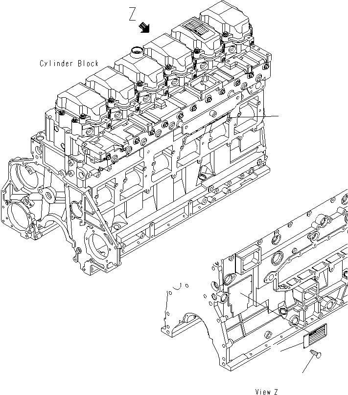 Схема запчастей Komatsu PC400LCSE-8R - ТАБЛИЧКИ ПЛАСТИНА (АНГЛ.) A