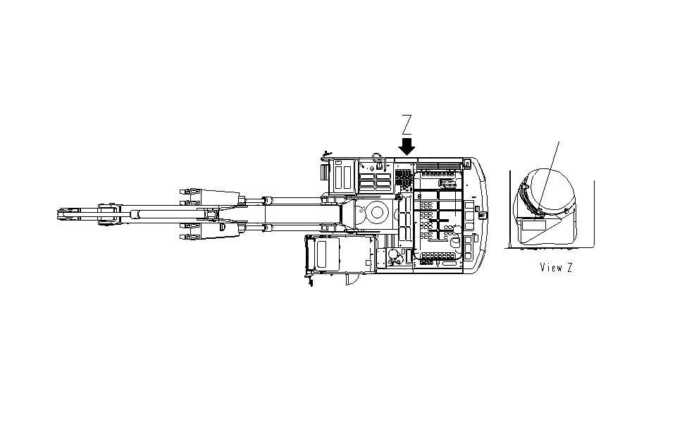 Схема запчастей Komatsu PC400LCSE-8R - SERVICE INSTRUCTION (ВОЗДУХООЧИСТИТЕЛЬ) (ИНДОНЕЗИЯ) U