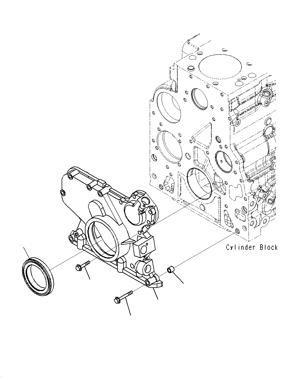 Схема запчастей Komatsu PC200-8M0 - ПЕРЕДН. ПРИВОД COVER A