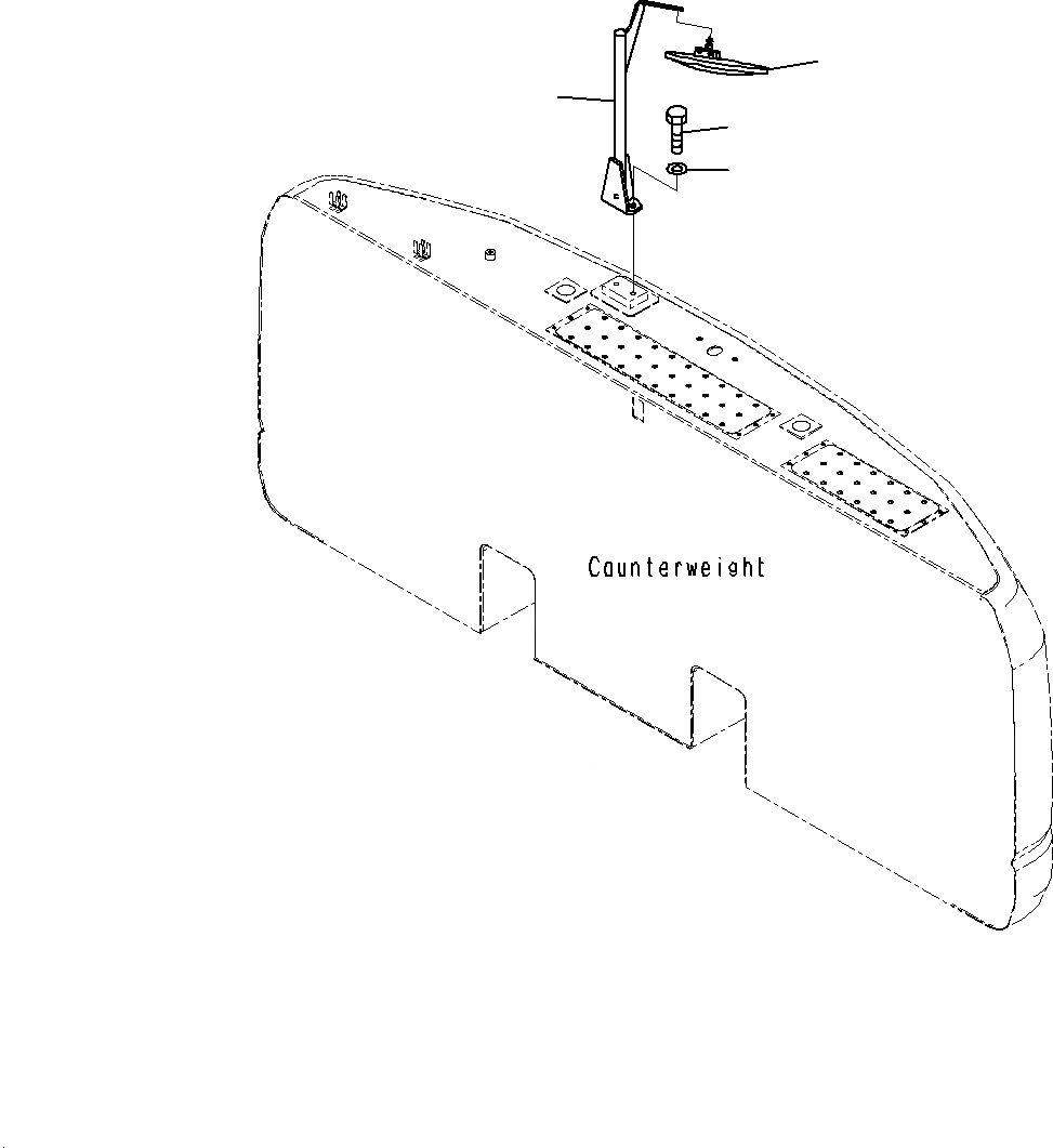 Схема запчастей Komatsu PC200-8M0 - ЗАДН. VIEW MIRROR M