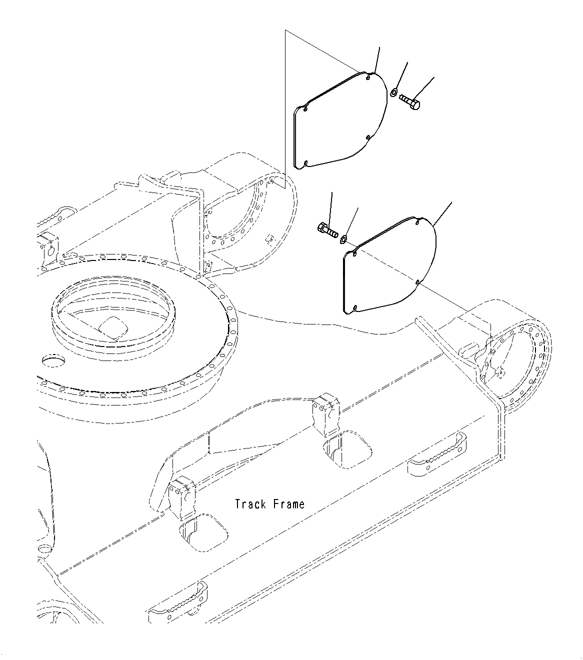 Схема запчастей Komatsu PC200-8M0 - КОНЕЧНАЯ ПЕРЕДАЧА (COVER) 6775 408