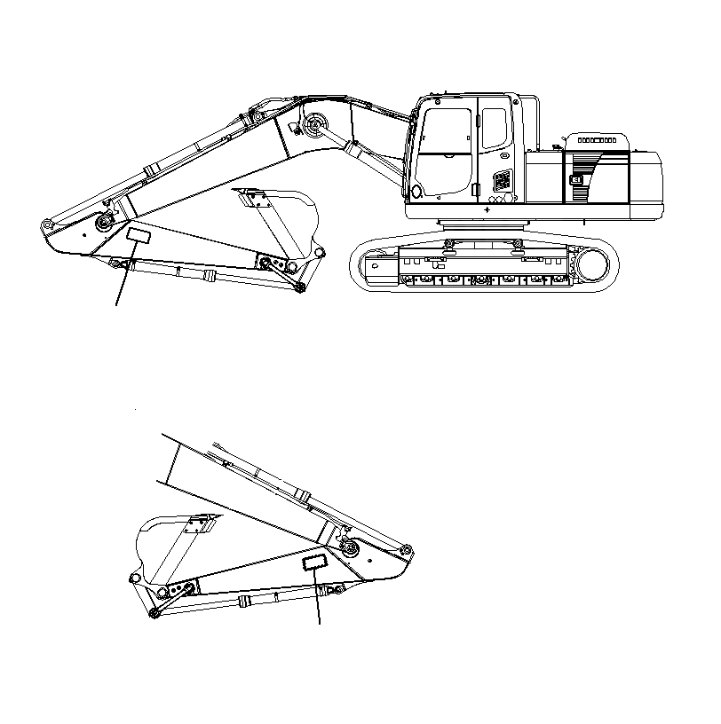 Схема запчастей Komatsu PC200-8M0 - ПРЕДУПРЕЖДАЮЩ. МАРКИРОВКАS U