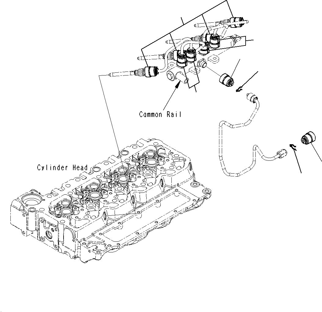 Схема запчастей Komatsu PC160LC-8 - ТОПЛИВН. СИСТЕМА COVER A