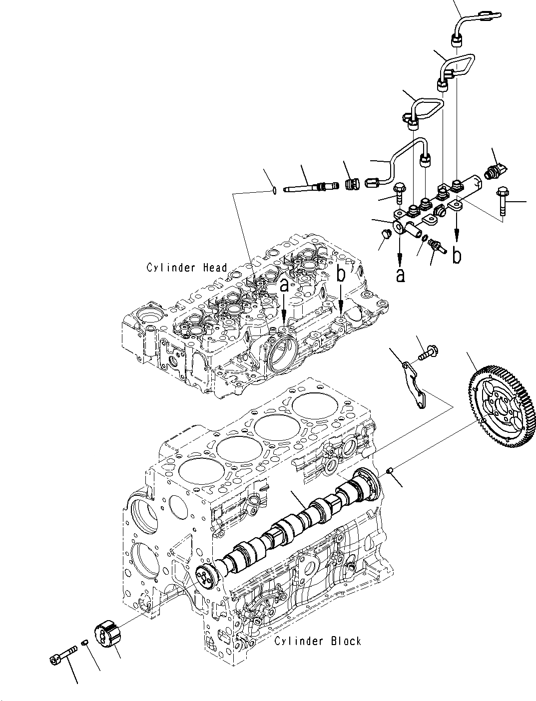 Схема запчастей Komatsu PC160LC-8 - ЧАСТИ PERДЛЯMANCE A