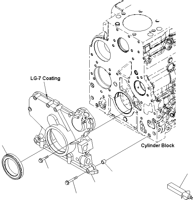 Схема запчастей Komatsu PC195LC-8 - ПЕРЕДН. COVER A