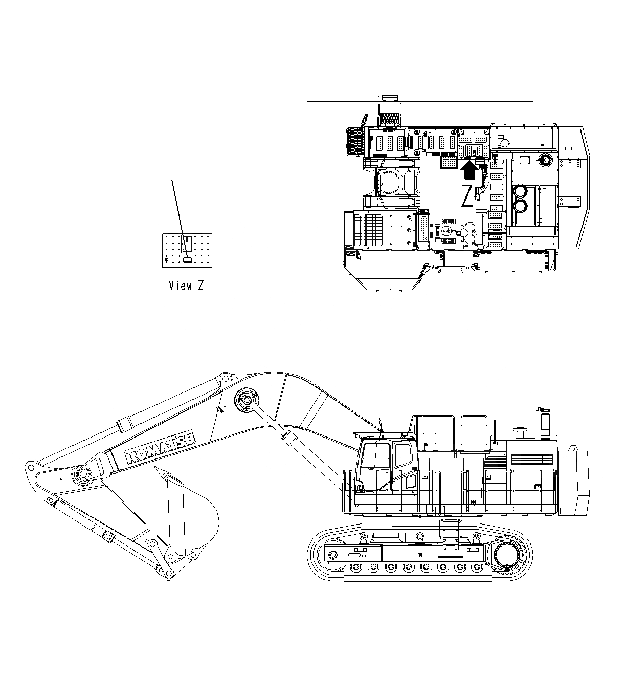 Схема запчастей Komatsu PC1250SP-8R - ХЛАДАГЕНТ ТАБЛИЧКИ (АНГЛ.) U