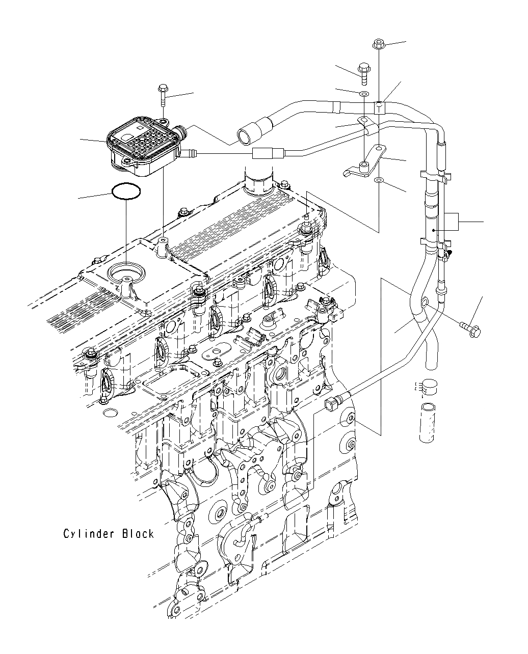 Схема запчастей Komatsu PC300-8M0 - САПУН A