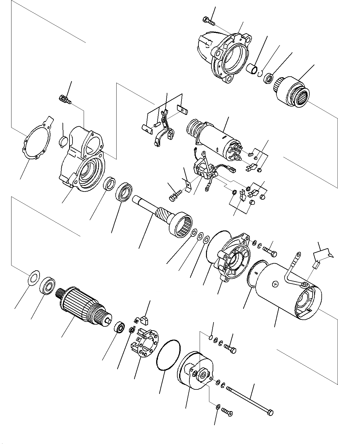 Схема запчастей Komatsu PC300-8M0 - СТАРТЕР (7.KW)(8789-UP) A