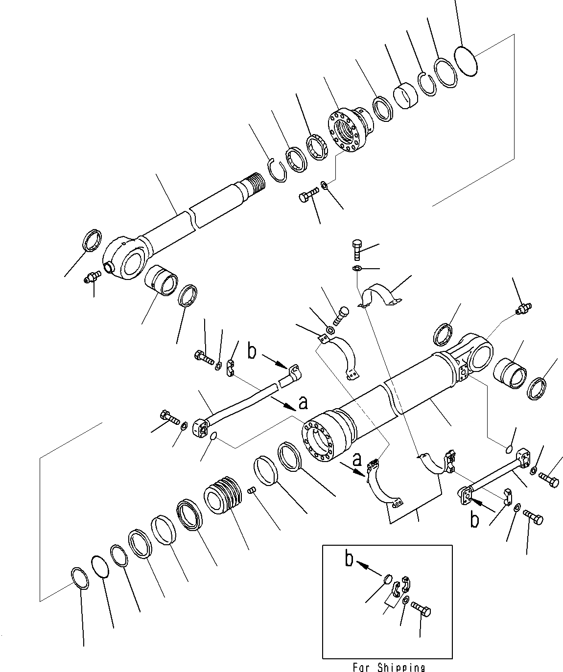 Схема запчастей Komatsu PC300-8M0 - РУКОЯТЬ (ЦИЛИНДР КОВША)(.M)(100 ЧАСОВ)(STD) T