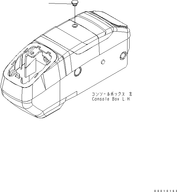 Схема запчастей Komatsu MX202 - ОСНОВН. КОНСТРУКЦИЯ (ВЫКЛЮЧАТЕЛЬ ПОДОГРЕВАТЕЛЯ КРЫШКА) (НАВЕС) КАБИНА ОПЕРАТОРА И СИСТЕМА УПРАВЛЕНИЯ