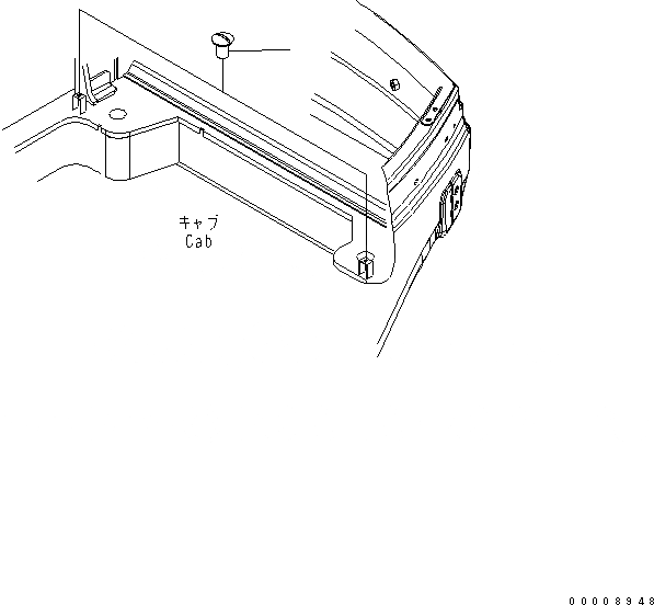 Схема запчастей Komatsu MX352 - КРЕПЛЕНИЕ ОСН. КОНСТРУКЦИИ (КРЫШКА) (КАБИНА) КАБИНА ОПЕРАТОРА И СИСТЕМА УПРАВЛЕНИЯ
