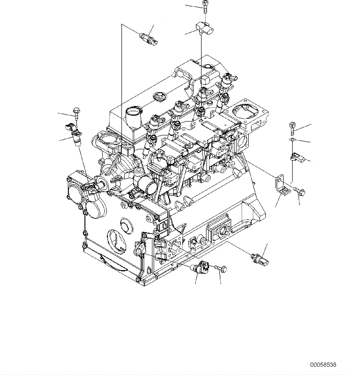 Схема запчастей Komatsu PC118MR-8 - УПРАВЛ-Е ДВИГАТЕЛЕМ MODULE ДВИГАТЕЛЬ АКСЕССУАРЫ И ДР.