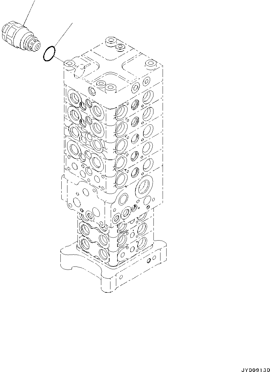 Схема запчастей Komatsu PC130-8 - ОСНОВН. УПРАВЛЯЮЩ. КЛАПАН, -АКТУАТОР, ВНУТР. ЧАСТИ (/7) ОСНОВН. УПРАВЛЯЮЩ. КЛАПАН, -АКТУАТОР