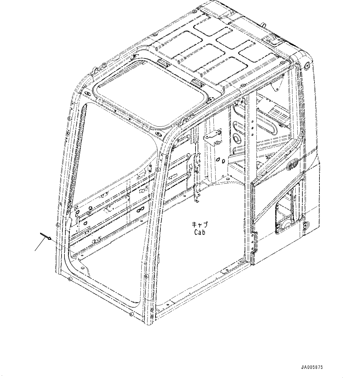 Схема запчастей Komatsu PC130-8 - RIVET RIVET