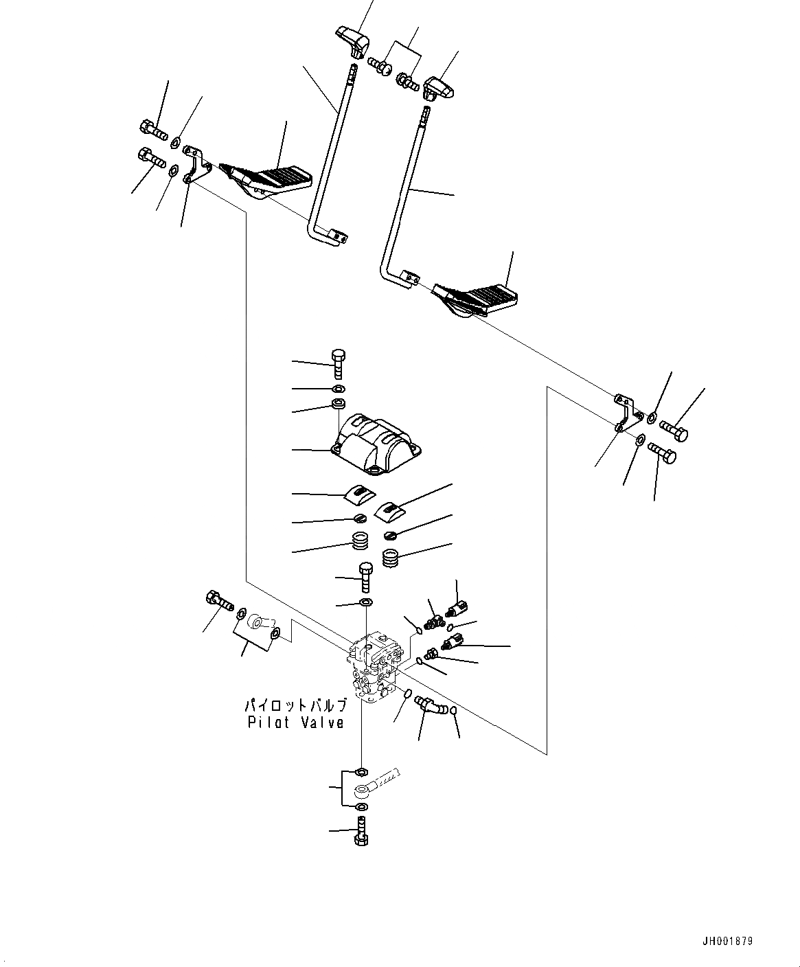 Схема запчастей Komatsu PC160LC-8 - КАБИНА, ПОЛ, КОНТРОЛЬ ХОДА КАБИНА ОПЕРАТОРА И СИСТЕМА УПРАВЛЕНИЯ