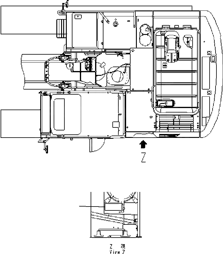 Схема запчастей Komatsu PC160LC-8 - SERVICE, INSTRUCTION, ВОЗДУХООЧИСТИТЕЛЬ МАРКИРОВКА