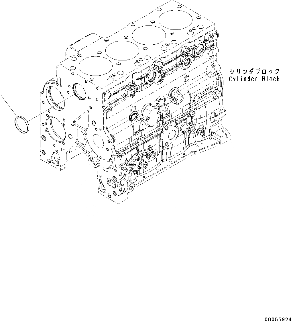 Схема запчастей Komatsu SAA4D107E-1D - ПОДОГРЕВАТЕЛЬ ХЛАДАГЕНТА 