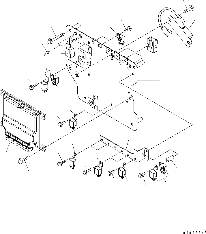 Схема запчастей Komatsu PC200-8 - КАБИНА (КАБИНА IN ЧАСТИ) (SUB ПЛАСТИНА И РЕЛЕ) (KAL СПЕЦ-Я.)(№C-) КАБИНА ОПЕРАТОРА И СИСТЕМА УПРАВЛЕНИЯ