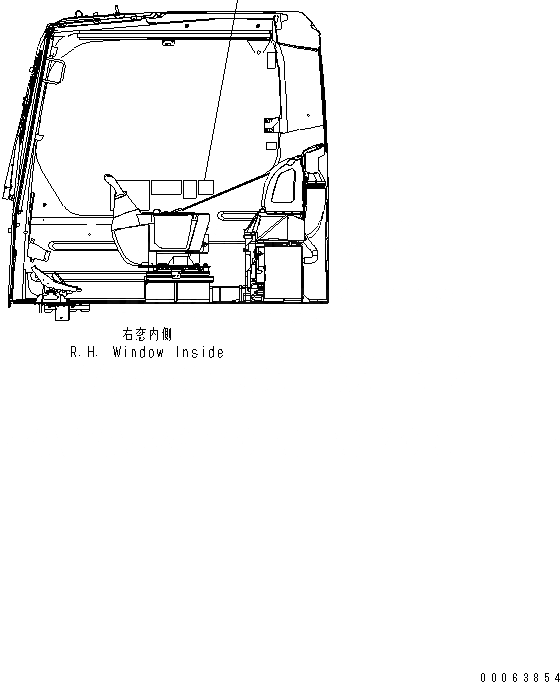 Схема запчастей Komatsu PC200-8 - ПЛАСТИНА (ПОВОРОТН. ИЛИ BACKING UP WARNING) (АНГЛ.) (БУКВЕНН.)(№C-) МАРКИРОВКА