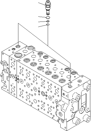 Схема запчастей Komatsu PC200-8 - ОСНОВН. КЛАПАН (7-СЕКЦИОНН.) (РУКОЯТЬ HOLDING КЛАПАН) (9/) ОСНОВН. КОМПОНЕНТЫ И РЕМКОМПЛЕКТЫ