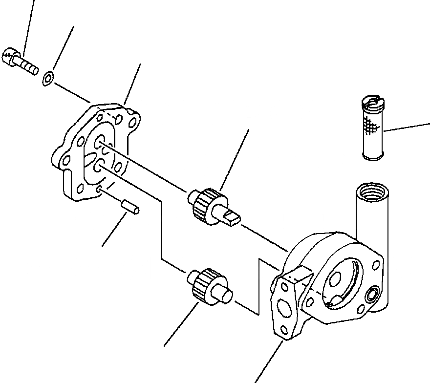 Схема запчастей Komatsu PC200-6LC - FIG NO. H-7 ОСНОВН. НАСОС (7/9) (HPV 9+9+BARO-) (С КЛАПАНОМ TVC) ПРИВОД НАСОС ГИДРАВЛИКА