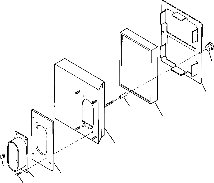 Схема запчастей Komatsu PC200-6LC - FIG NO. K7-A ПЕЧКА FRESH ВОЗД. ФИЛЬТР. КАБИНА ОПЕРАТОРА И СИСТЕМА УПРАВЛЕНИЯ