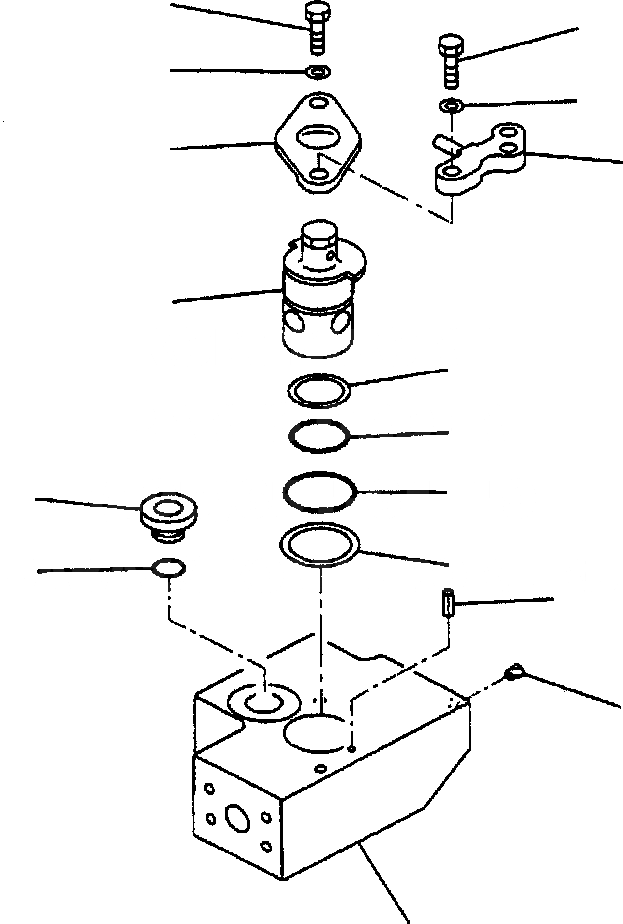 Схема запчастей Komatsu PC200LC-6LE - FIG. H7-A ГИДРОЛИНИЯ - НАВЕСНОЕ ОБОРУД-Е - ЛЕВ. CROSS КЛАПАН ГИДРАВЛИКА