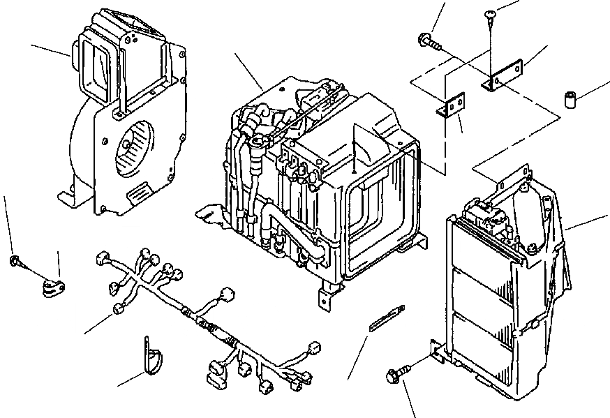 Схема запчастей Komatsu PC200LC-6LE - FIG. K7-A КОНДИЦ. ВОЗДУХА - NIPPON DENSO - БЛОК ОХЛАЖДЕНИЯ ASSEMBLY КАБИНА ОПЕРАТОРА И СИСТЕМА УПРАВЛЕНИЯ