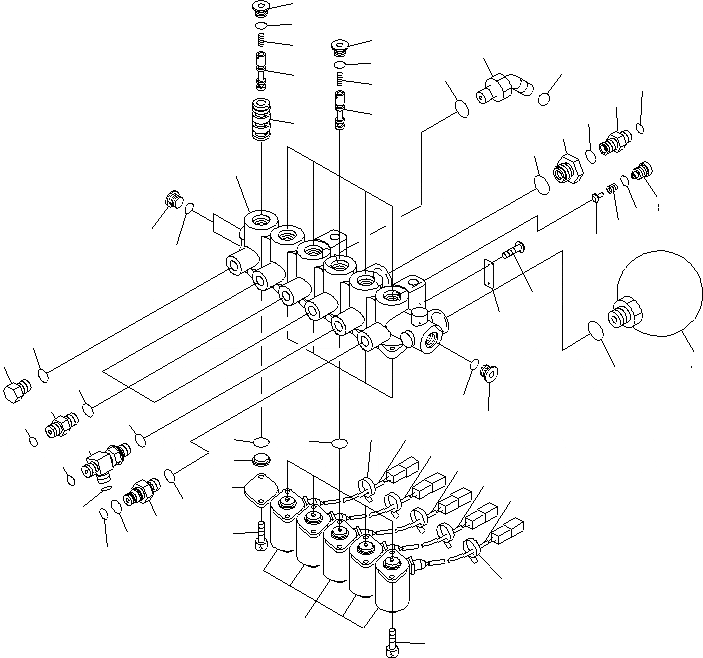 Схема запчастей Komatsu PC200-8 - СОЛЕНОИДНЫЙ КЛАПАН КОНТУР (СОЛЕНОИДНЫЙ КЛАПАН) ГИДРАВЛИКА