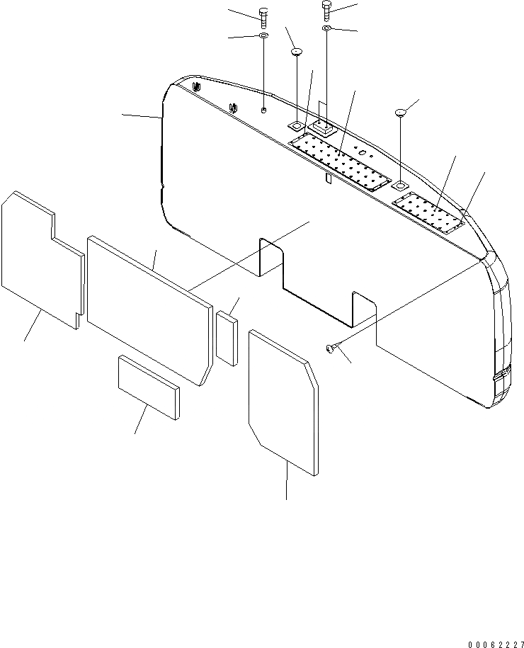 Схема запчастей Komatsu PC200-8 - ПРОТИВОВЕС (7KG)(№C-) ЧАСТИ КОРПУСА