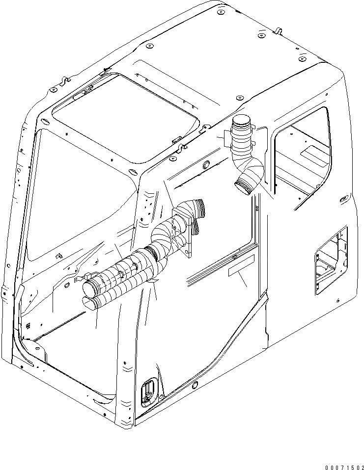 Схема запчастей Komatsu PC200LC-7L - КАБИНА (ANTI АНТИВАНДАЛЬН.) (КРЕПЛЕНИЕ И ПЛАСТИНЫ)(№A878-) КАБИНА ОПЕРАТОРА И СИСТЕМА УПРАВЛЕНИЯ