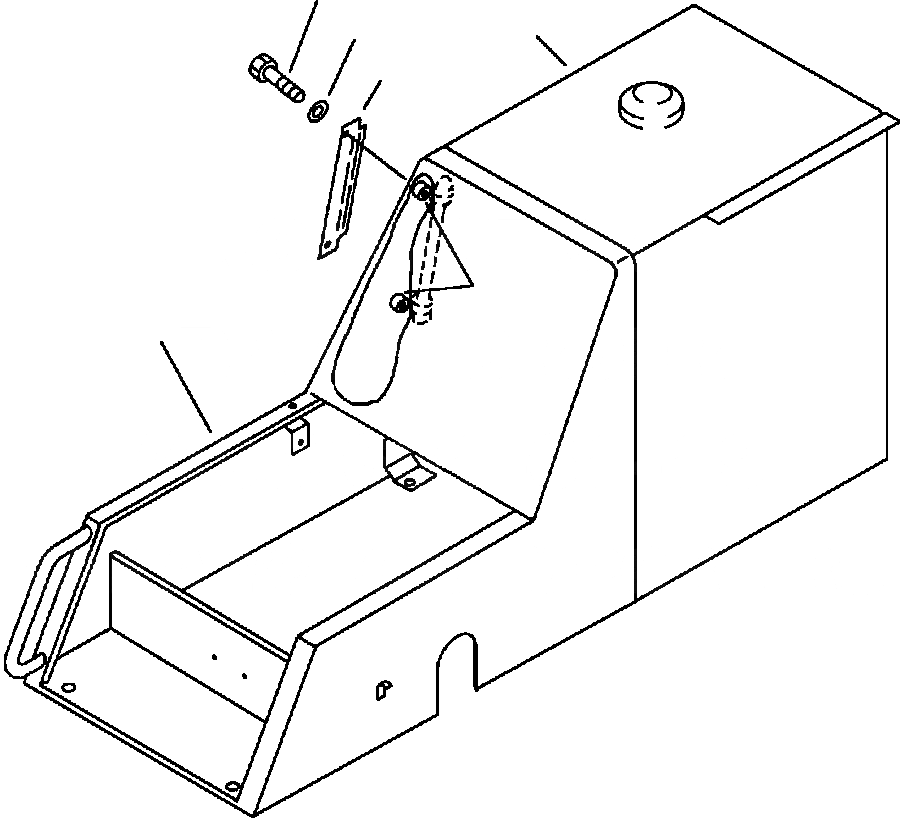 Схема запчастей Komatsu PC200-5 - АККУМУЛЯТОР ОБСТАНОВКА И ТОПЛИВН. GAUGE COVER КОМПОНЕНТЫ ДВИГАТЕЛЯ