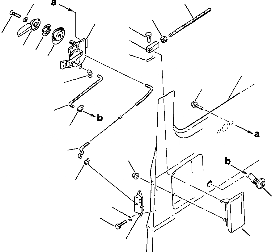 Схема запчастей Komatsu PC200-5 - КАБИНА ASSEMBLY КАБИНА ЗАМОК ДВЕРИ ASSEMBLY ЧАСТИ КОРПУСА