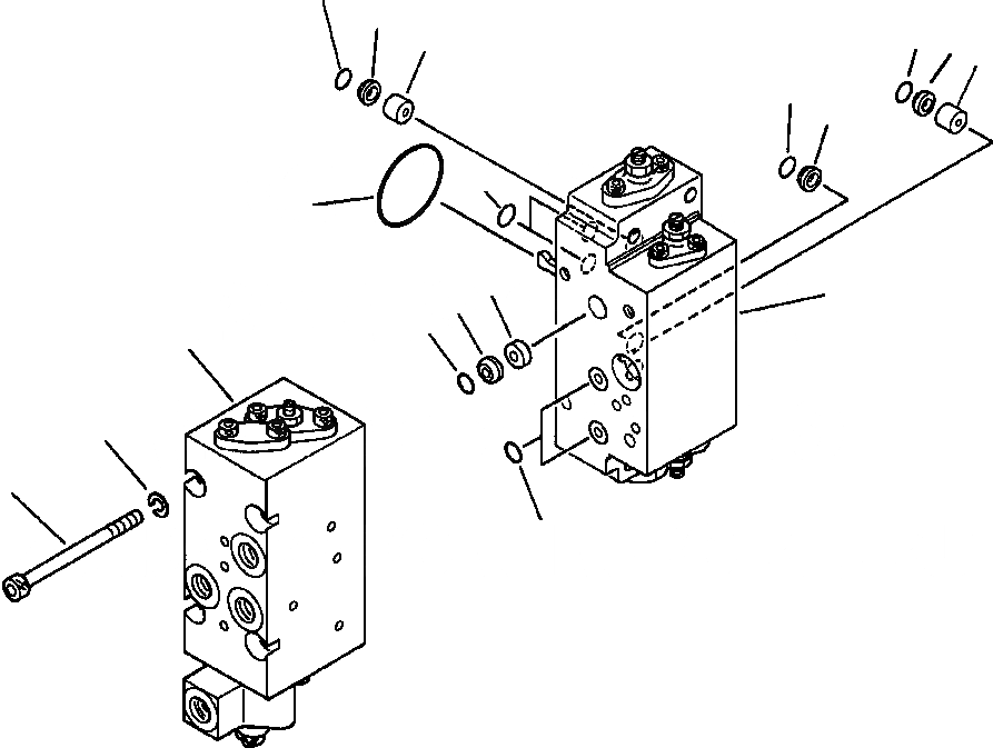 Схема запчастей Komatsu PC200-5 - ГИДР. НАСОС. ASSEMBLY ПЕРЕДН. СЕРВОКЛАПАН И КОМПОНЕНТЫ УПРАВЛ-Е РАБОЧИМ ОБОРУДОВАНИЕМ