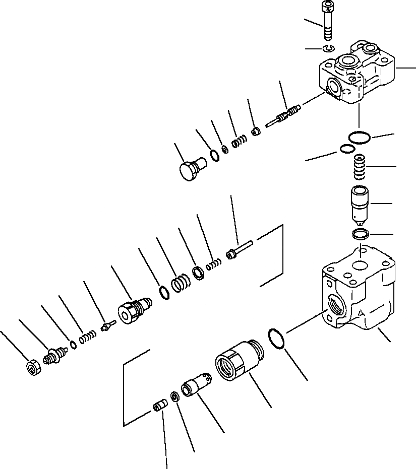 Схема запчастей Komatsu PC200-6L - FIG NO. H- ПРЕДОТВРАЩЕНИЕ СМЕЩЕНИЮ ЗАКРЫВАЮЩИЙ КЛАПАН(ДЛЯ СТРЕЛЫ И РУКОЯТЬ ЛИНИЯ) ГИДРАВЛИКА