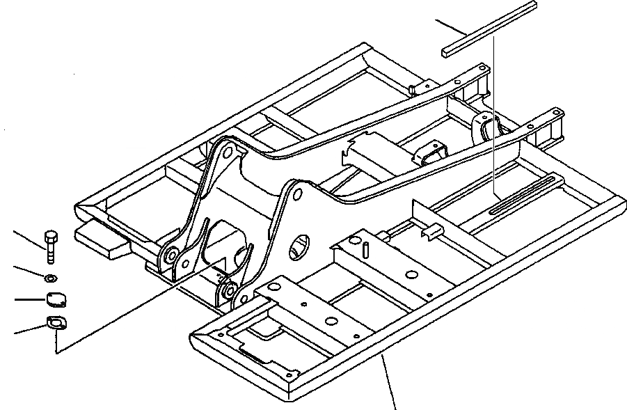 Схема запчастей Komatsu PC200-6L - FIG NO. J- ОСНОВНАЯ РАМА ОСНОВНАЯ РАМА И ЕЕ ЧАСТИ