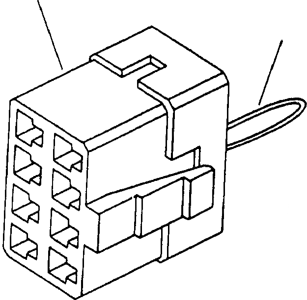 Схема запчастей Komatsu PC200-6L - FIG NO. K7- ПЕРЕКЛЮЧАТЕЛЬ (КОННЕКТОР ВЫБОРА МОДЕЛИ) КАБИНА ОПЕРАТОРА И СИСТЕМА УПРАВЛЕНИЯ