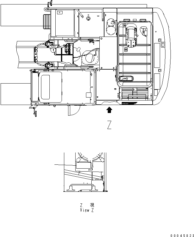 Схема запчастей Komatsu PC200LC-8E0 - SERVICE INSTRUCTION (ВОЗДУХООЧИСТИТЕЛЬ) (АНГЛ.)) МАРКИРОВКА