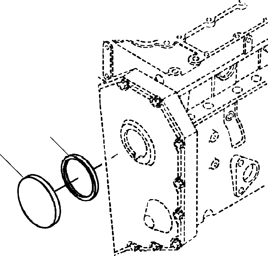 Схема запчастей Komatsu PC200LL-6 - FIG. A7999-AA МЕХАНИЧ. ПРИВОД ТАХОМЕТРА COVER ДВИГАТЕЛЬ